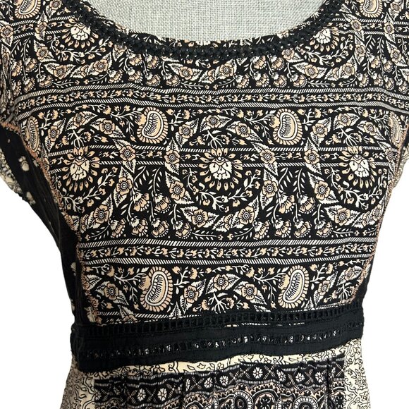 Anthropologie Holding Horses Patterned Women's Dress Top - Size Extra Small - Picture 4 of 8